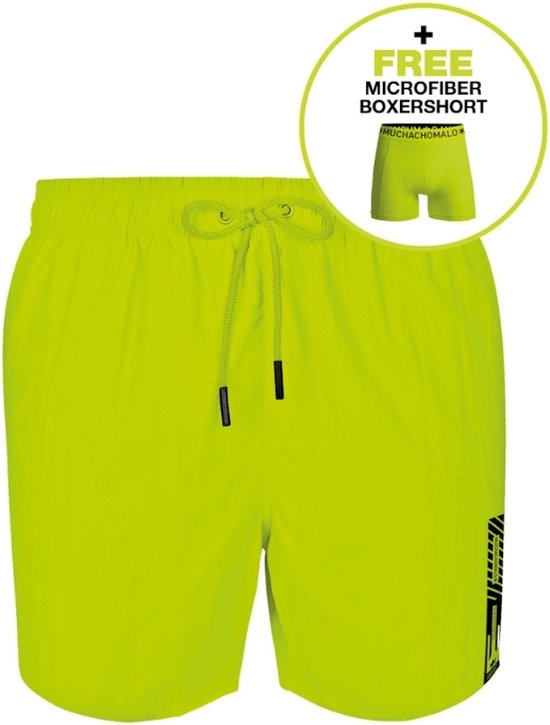 Muchachomalo Heren Zwembroek - 1 Pack + Boxershort - Mannen Zwembroek