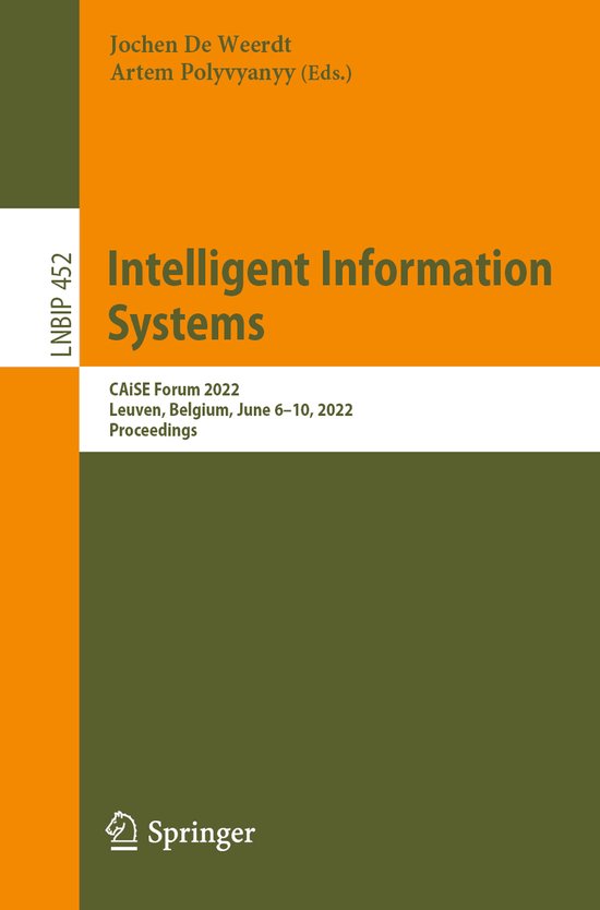 Lecture Notes in Business Information Processing452- Intelli ... - cover