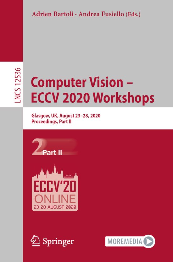 Computer Vision ECCV 2020 Workshops