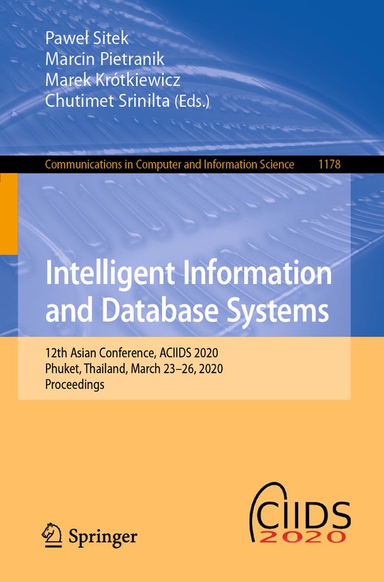 Communications in Computer and Information Science1178- Inte ... - cover