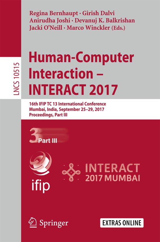 Lecture Notes in Computer Science10515- Human-Computer Inter ... - cover