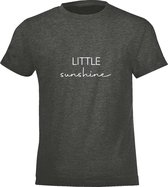 Be Friends T-Shirt - Little sunshine - Kinderen - Grijs - Maat 6 jaar