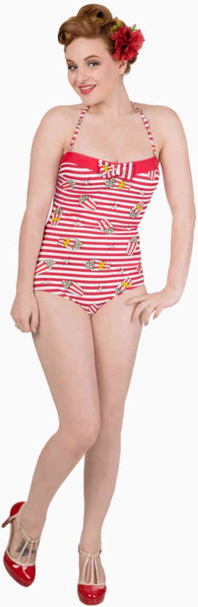 Dancing Days - BEACH BUM Badpak - L - Rood
