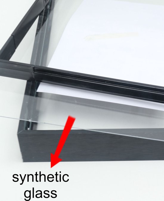 Frame met synthetisch glas