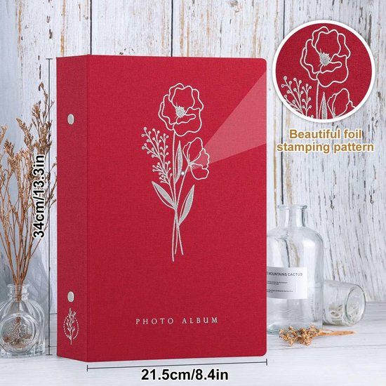Lanpn 6x4 Fotoalbum, extra groot, kan 1000 foto's bevatten, insteekvakjes, linnen omslag, voor liggende en portretfoto's van 10 x 15 cm, groen Lanpn 6x4 Fotoalbum, extra groot, kan 1000 foto's bevatten, insteekvakjes, linnen omslag, voor liggende en portretfoto's van 10 x 15 cm, groen