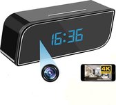 Verborgen Spy Camera - HD 1080P Mini DV Wekker Draadloze Video Recorder 140 Groothoek Nachtzicht Bewegingsdetectie Sensor Thuiskantoor WiFi 4K