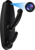 Spionage Camera - Microcamera HD 1080P - Verborgen Camera met Bewegingsdetectie - Kleding Haak Camera