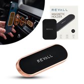 REVALL® Magnetische Telefoonhouders Auto - Offroad en Drempel Proof - Magneet Telefoonhouder - Sterke lijm - GSM Houder - Rose Gold