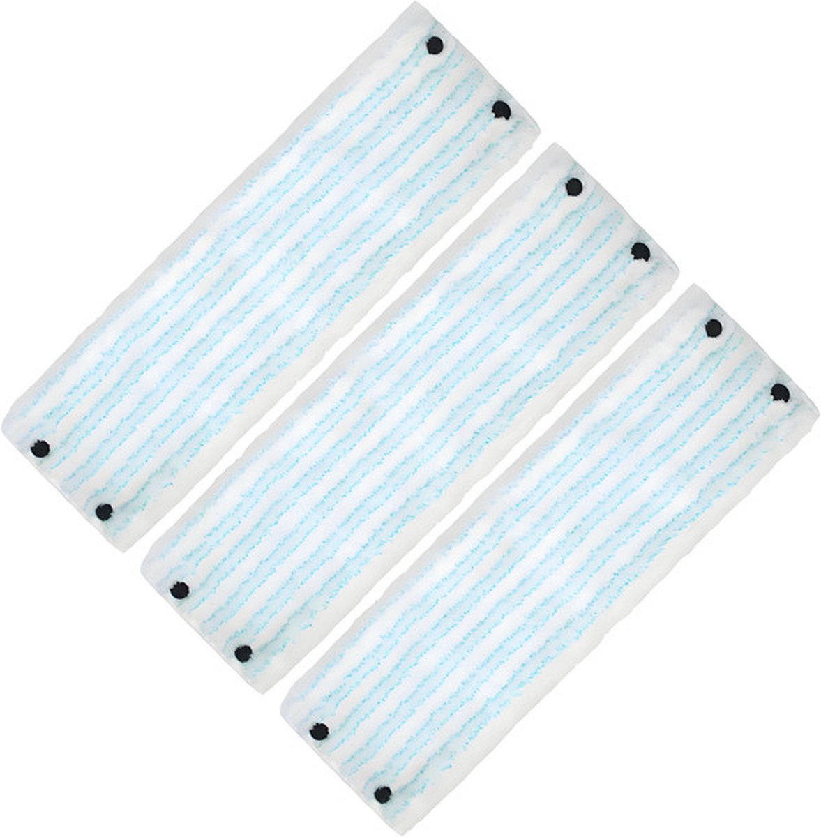3x Dweil overtrek navulling geschikt voor Leifheit Clean Twist XL Combi Clean XL – Micro Duo – 42 cm