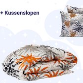 Zelesta Wonderbed Jungle Vibe 140x220cm - Dekbed zonder overtrek - 30 dagen proefslapen - Wasbaar hoesloos dekbed - Bedrukt dekbed - Dekbed met print - All Year Winterdekbed & Zomerdekbed