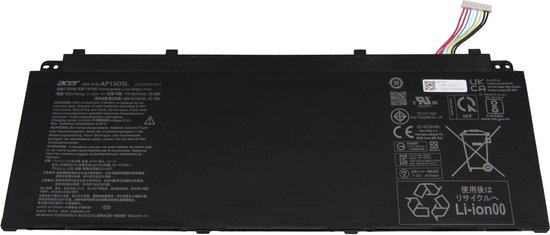 Acer AP1505L Batterij - 53,9Wh - 11,55V (AP15O5L)