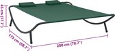 vidaXL Lounge Bed Chaise longue - 200 x 173 x 45 cm - Vert - Chaise longue - vidaXL