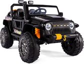 Elektrische Auto voor Kinderen Accu - Kinderauto - Accu Auto voor Kinderen - Zwarte Jeep Truck