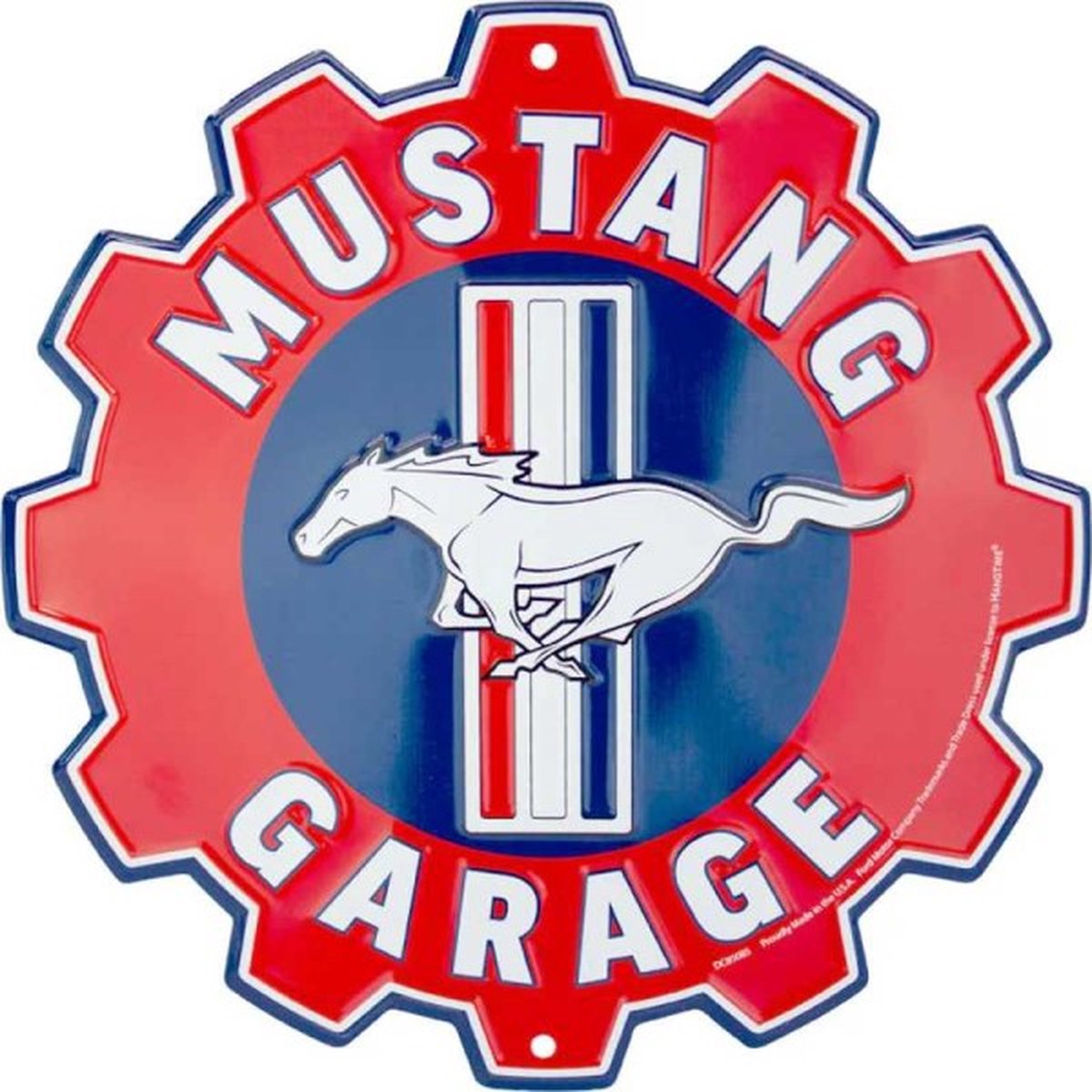 Wandbord - Ford Mustang Garage Gear - exclusief design