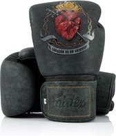 Fairtex (kick)bokshandschoenen The Heart Of Warrior Premium 12oz