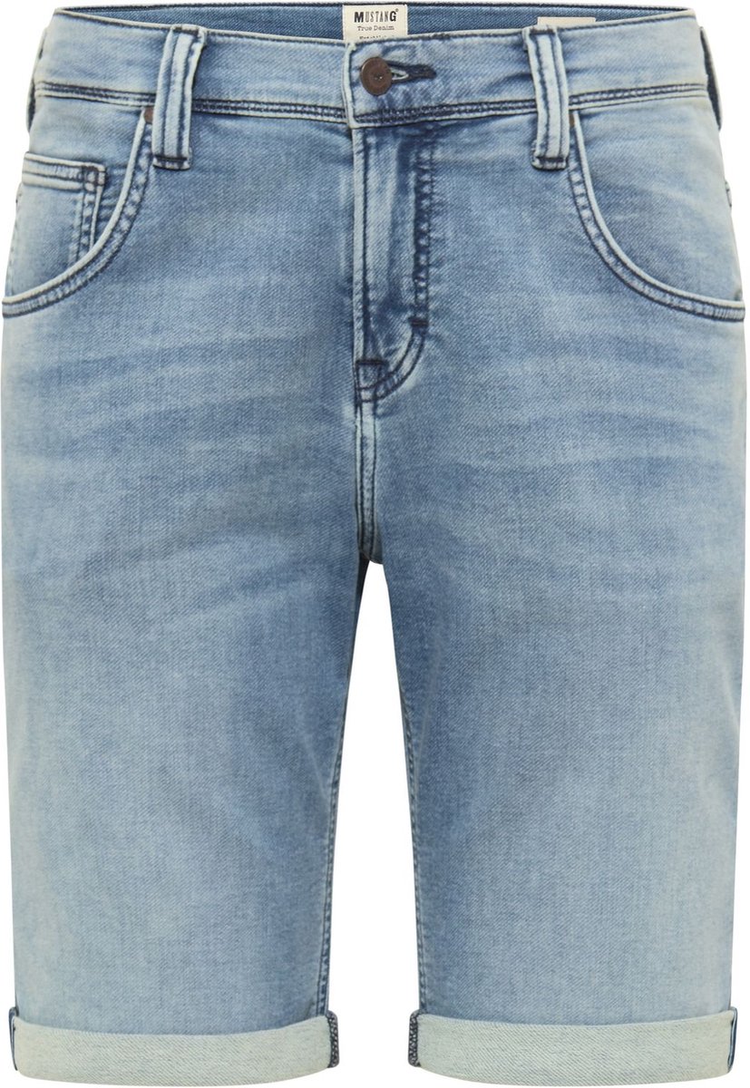 Mustang Heren Short Broeken CHICAGO regular/straight Fit Blauw W 30 Volwassenen