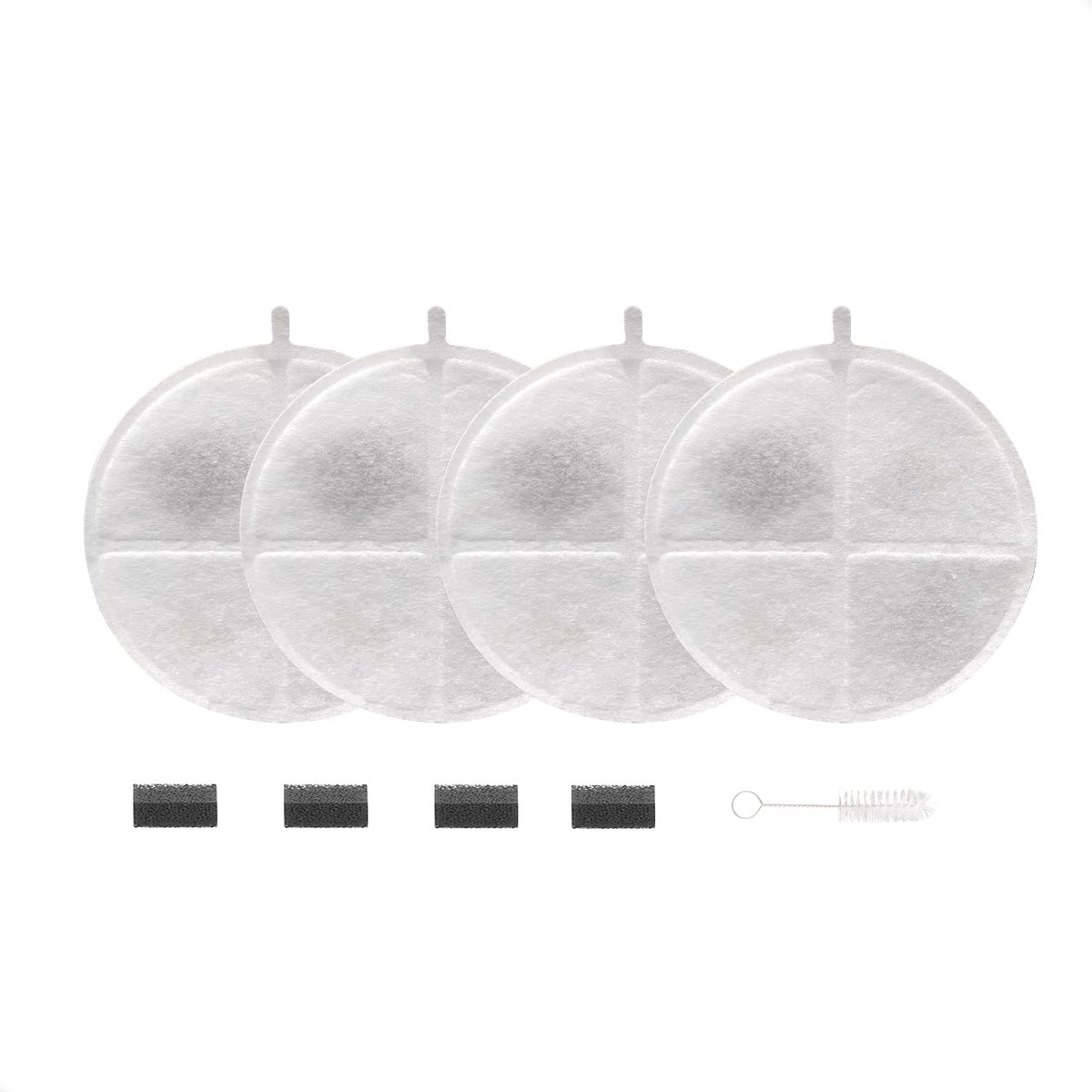 BELLAVITA ® Drinkfontein Filters - 4 Stuks - 3-Laags - voor 2,8L fontein