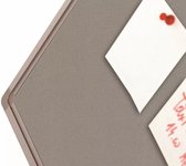 Prikbord kurk PRO Reid - Aluminium frame - Eenvoudige montage - Punaises - Grijs - Prikborden - 90x180cm