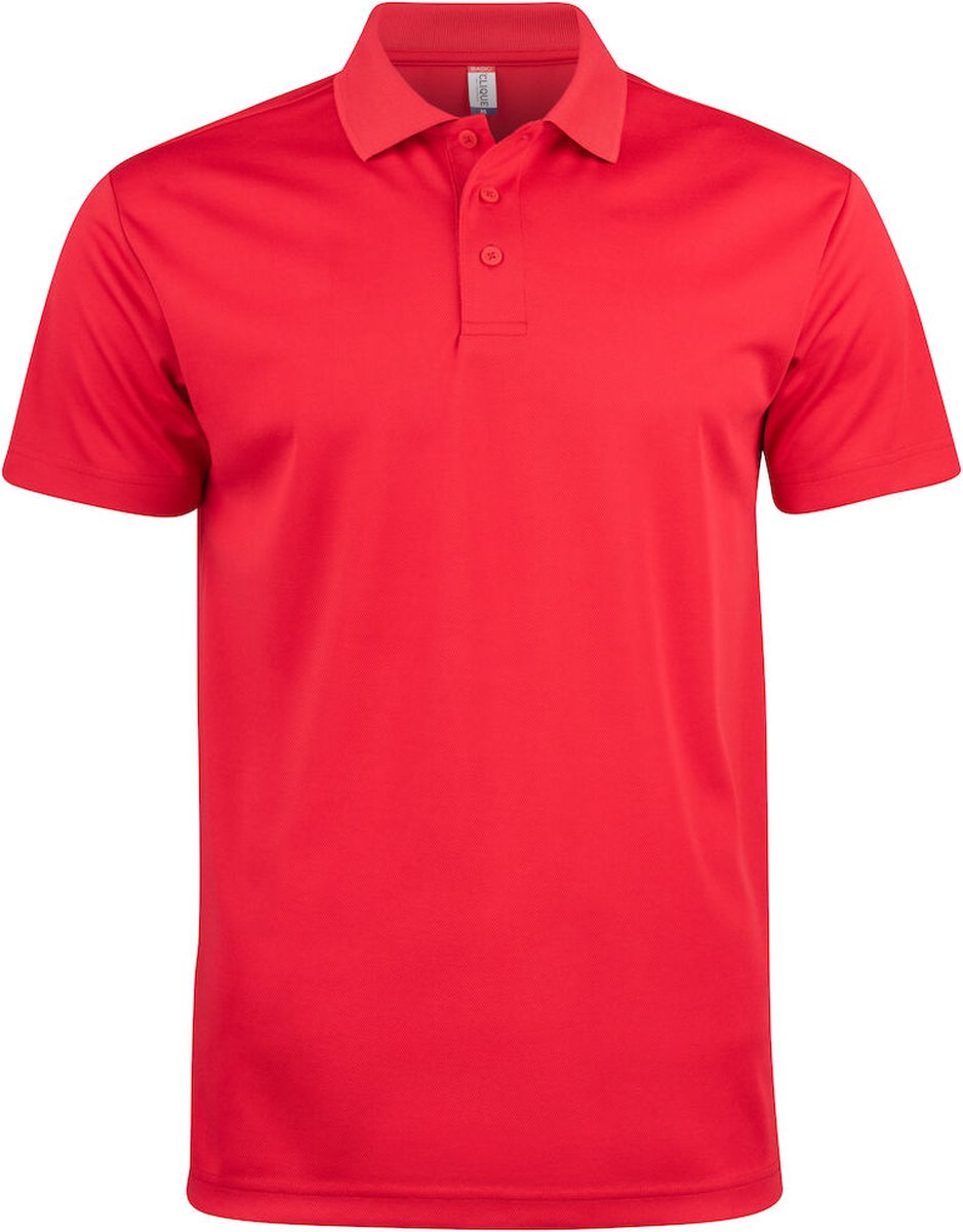 Clique Basic Active Polo 028254 - Rood - S