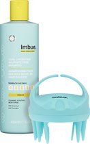 IMBUE Haarverzorgingsset Voor Krullend Haar & Coils - Shampoo & Borstel - Vegan, Siliconen- & Sulfaatvrij - 2 Stuks