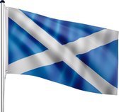 FLAGMASTER Vlaggenmast met Vlag Schotland 120 x 80 cm - Met Ringen - Schotse Vlag - 6,5 m
