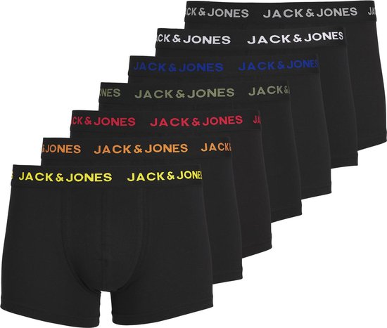 JACK&JONES ADDITIONALS JACBASIC TRUNKS 7 PACK NOOS Heren Onderbroek - Maat L
