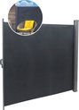 Uittrekbaar Windscherm 180x300cm - Tuinscherm - Windschermen - Uitschuifbaar en Oprolbaar - Strand / Camping / Balkon / Terras - Silvergear
