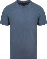 Superdry - Slub T-Shirt Melange Blauw - Heren - Maat XXL - Modern-fit