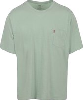 Levi's - T-shirt Big & Tall Original Aqua Groen - Heren - Maat 4XL - Regular-fit