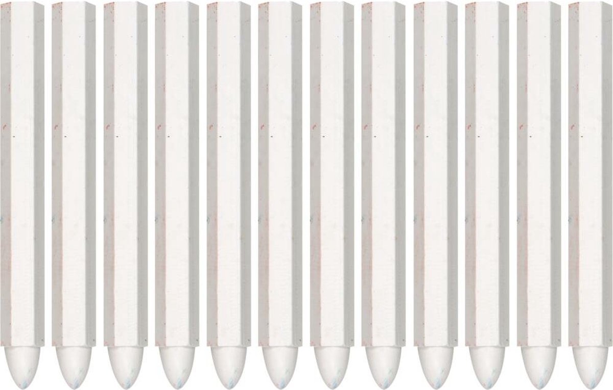 Yato YT-69931 - Technische Krijt - 12 Stuks - Wit - Professioneel Gebruik
