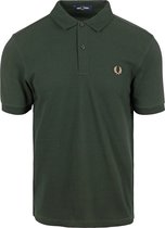 Fred Perry - Polo M6000 Donkergroen V10 - Slim-fit - Heren Poloshirt Maat XL