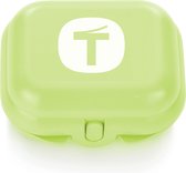 Tupperware Mini Smartclip T Groen- Snackdoosje
