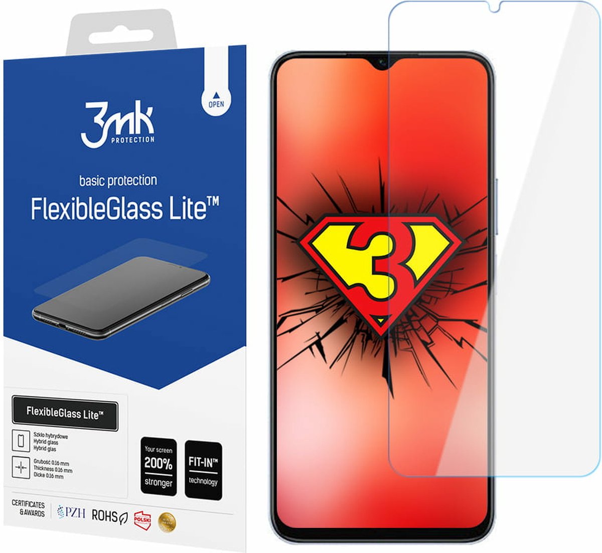 Honor X6 - 3mk FlexibleGlass Lite