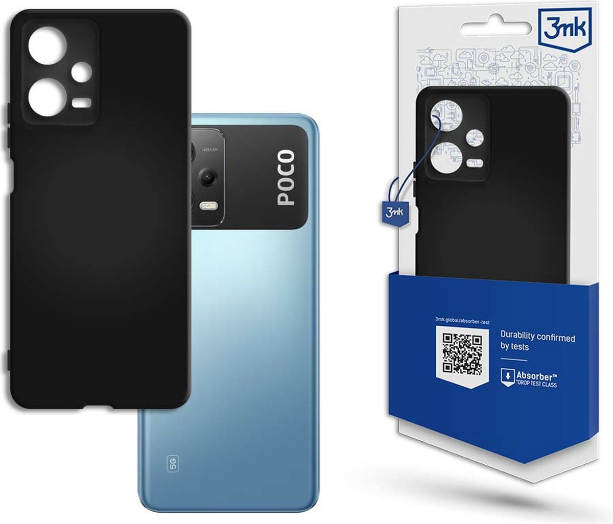 Poco X5 5G - 3mk Matt Case black