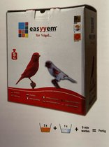 Easyyem Nourriture aux œufs avec colorant rouge pour canaris rouges - 5 kg