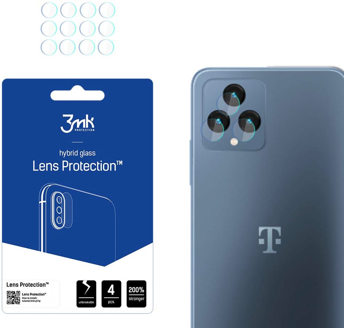 T-Mobile T Phone Pro 5G / Revvl 6 Pro 5G - 3mk Lens Protection