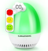 Appareil de mesure du CO2 pour l'étalonnage des feux tricolores - Fonctionne sur batterie avec signal de ventilation boosté - Appareil de mesure de la qualité de l'air mobile avec une visibilité idéale
