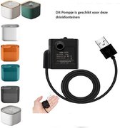 BlueTime Drinkfontein Pomp - USB stekker- Snoer 1.5 m -Fluisterstil -Ultra Stil – Duurzaam