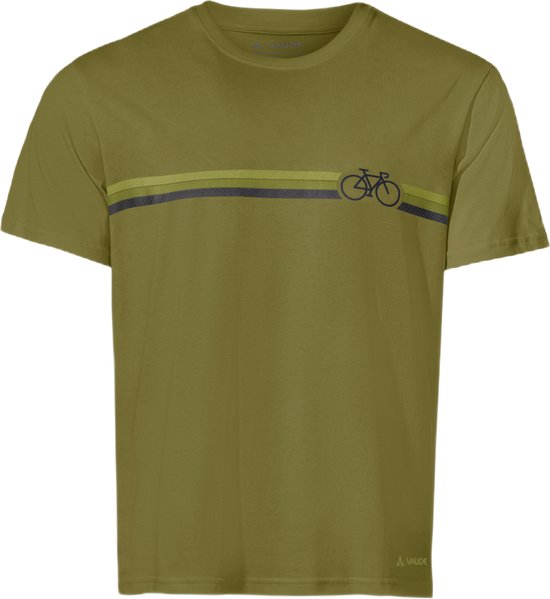 Vaude CYCLIST T-SHIRT V M (204) XXL - Heren Shirts korte mouw - Bamboo