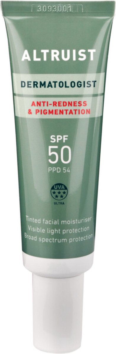Goedkoopste 2x Altruist Zonnebrand Creme Anti-Roodheid en Pigment SPF 50 30 ml