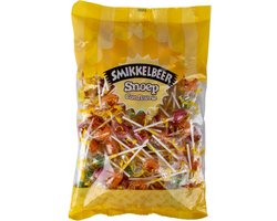 Smikkelbeer - Fruit Lolly - Zak 100 Stuks - Grootverpakking - Lollies - Verschillende Smaken - Snoep - lollystokjes - Gekleurd