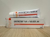 Eritretin %4+ %0.025 jel - Eritromisin + Tretinoin - Puisten + Acne Creme