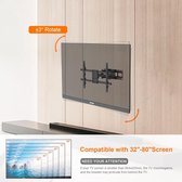 TV Muurbeugel, TV Beugel / TV Wall Bracket, Tiltable TV Bracket - LCD, OLED, Plasma Flat &Curved / BESPAAR RUIMTE 32-80 Inches
