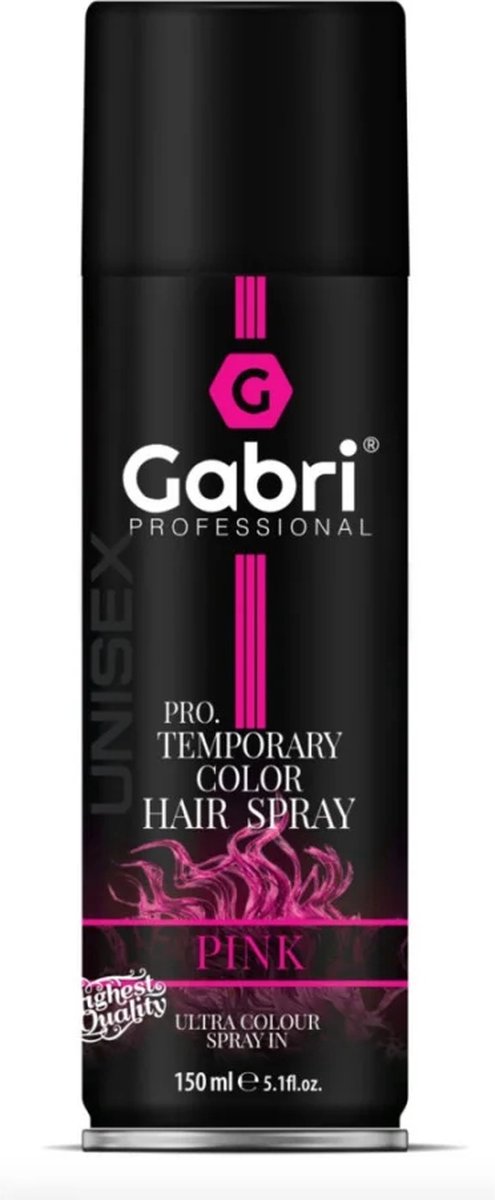 Gabri Hair Color Spray Pink 150ml