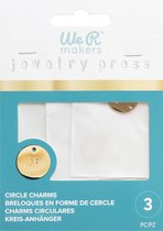 3 circle charms - jewelry press - We R
