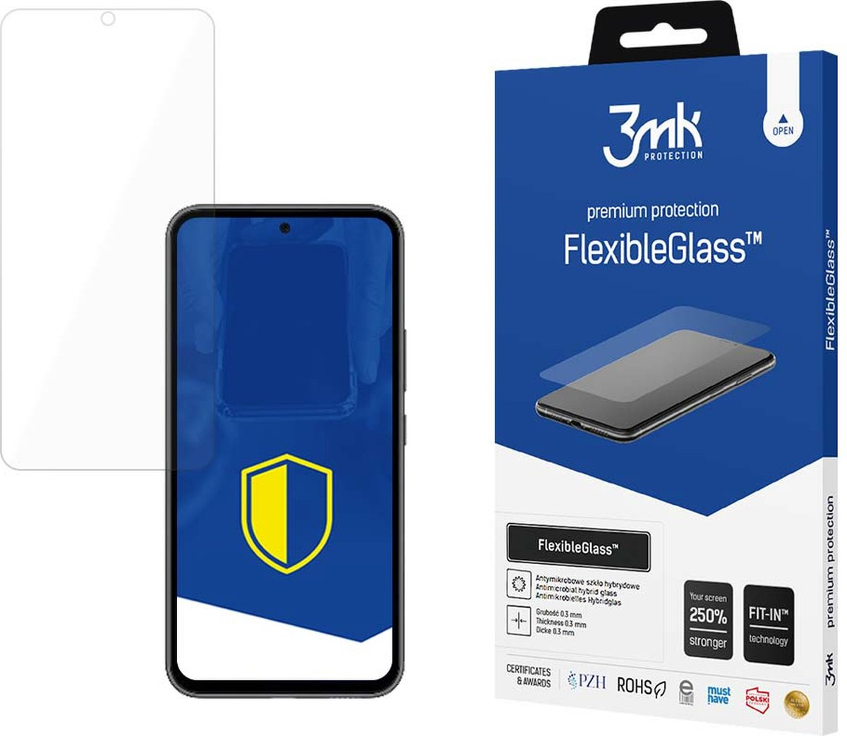 3mk - Samsung Galaxy A54 5G - Screenprotector - 250% Bescherming - FlexibleGlass™