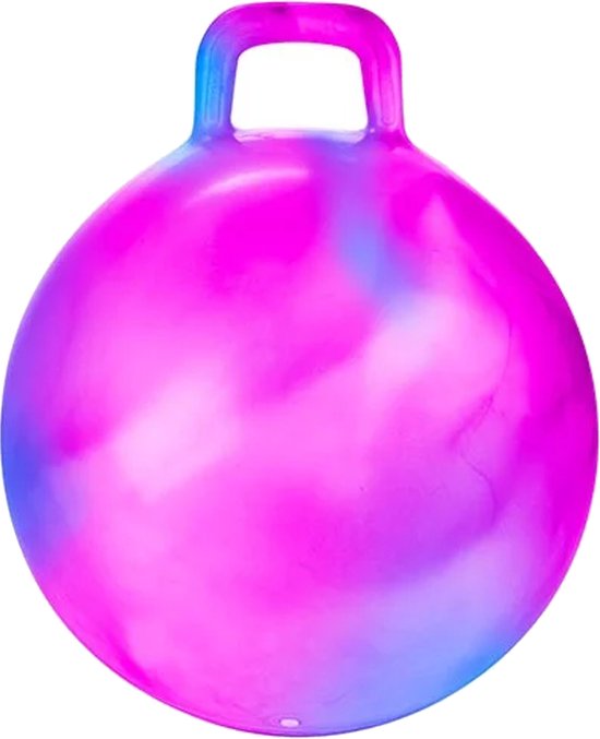 Skippybal marble - roze/blauw - D45 cm - buitenspeelgoed voor kinderen