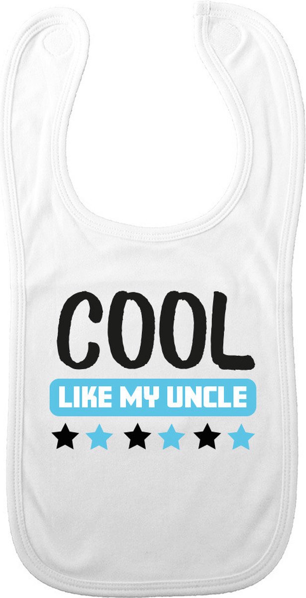 Goedkoopste Bellatio Decorations Baby slabbetje - blauw - cool like my uncle - kraam kado - slab/morsdoek - oom