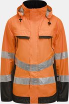 Jobman 1283 Hi-Vis Shell Jacket 65128362 - Oranje/Zwart - L