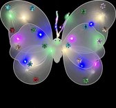 Ailes de papillon lumineuses - Wit - Avec Siècle des Lumières RVB